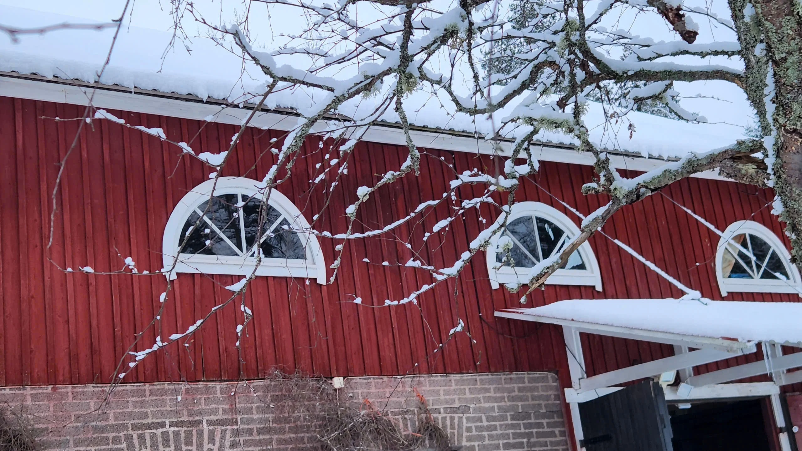 Góc mái nhà tuyết