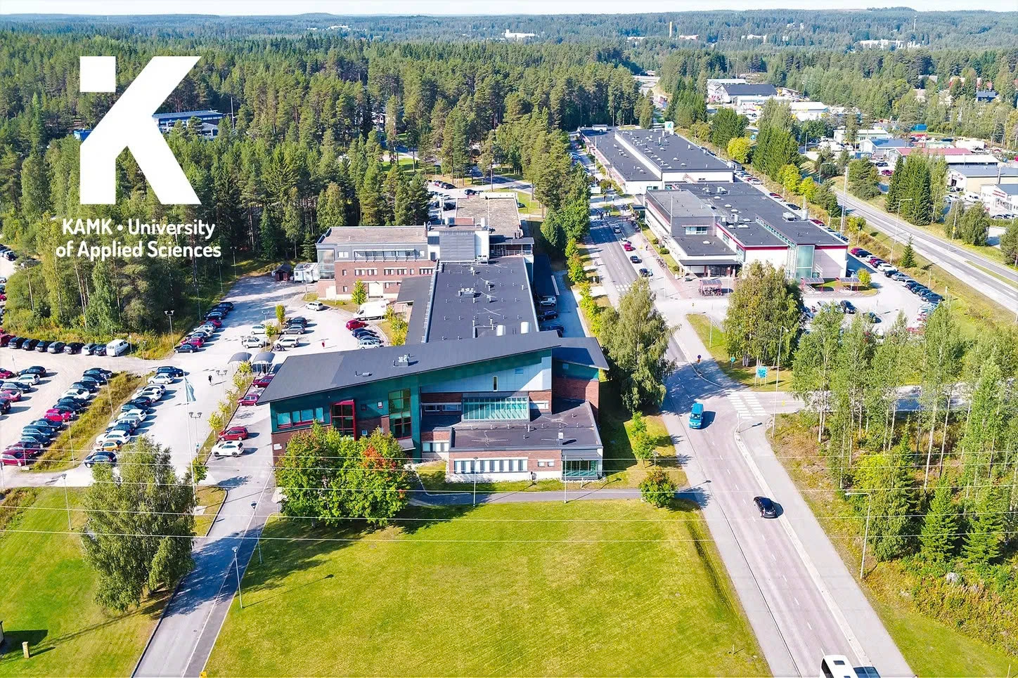 Toàn cảnh khuôn viên Kajaani University of Applied Sciences tại Phần Lan
